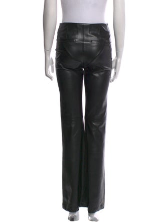 Alice + Olivia Leather Wide Leg Pants