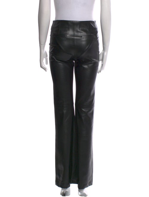 Alice + Olivia Leather Wide Leg Pants