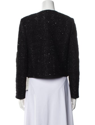Alice + Olivia Tweed Pattern Evening Jacket