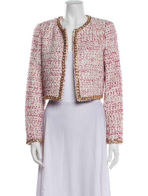 Alice + Olivia Tweed Pattern Evening Jacket