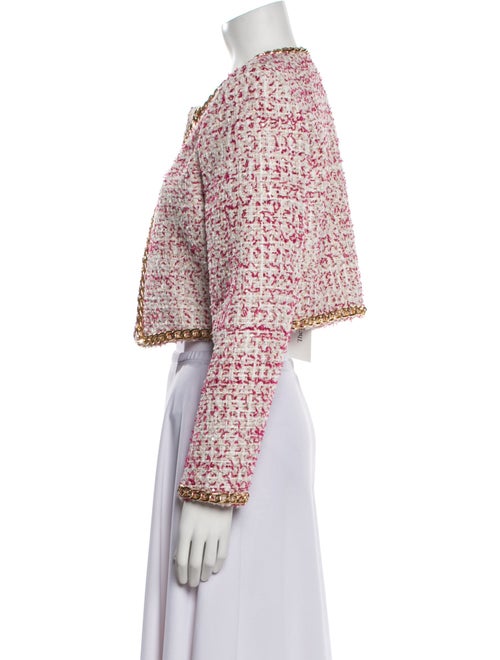 Alice + Olivia Tweed Pattern Evening Jacket