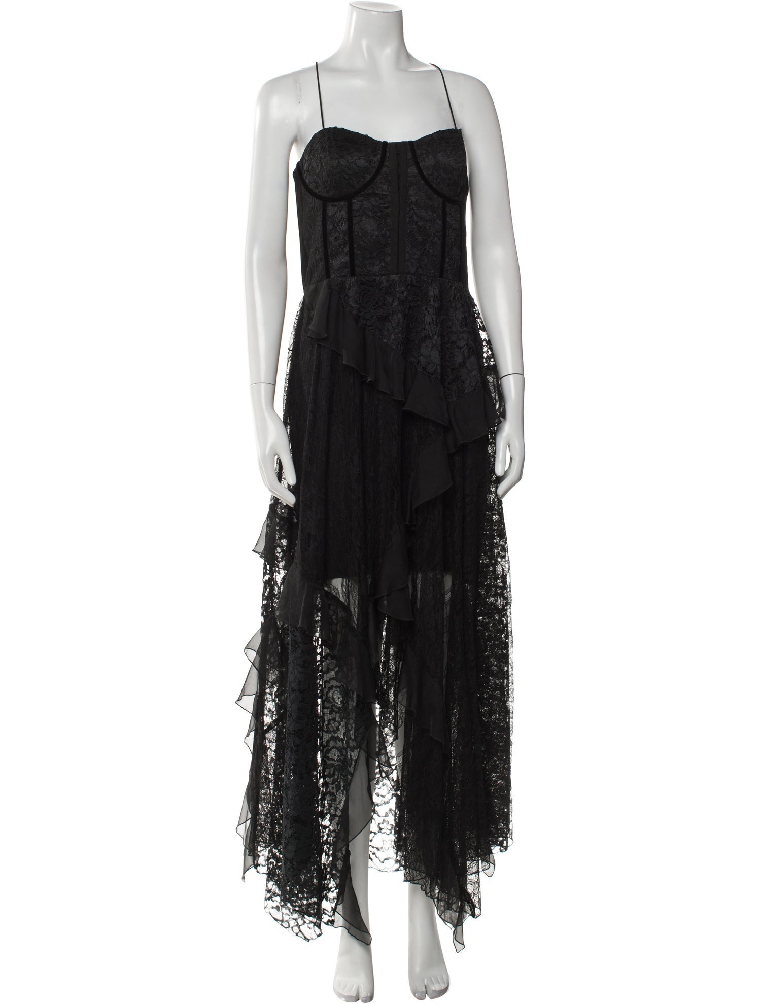 Alice + Olivia Lace Long Dress