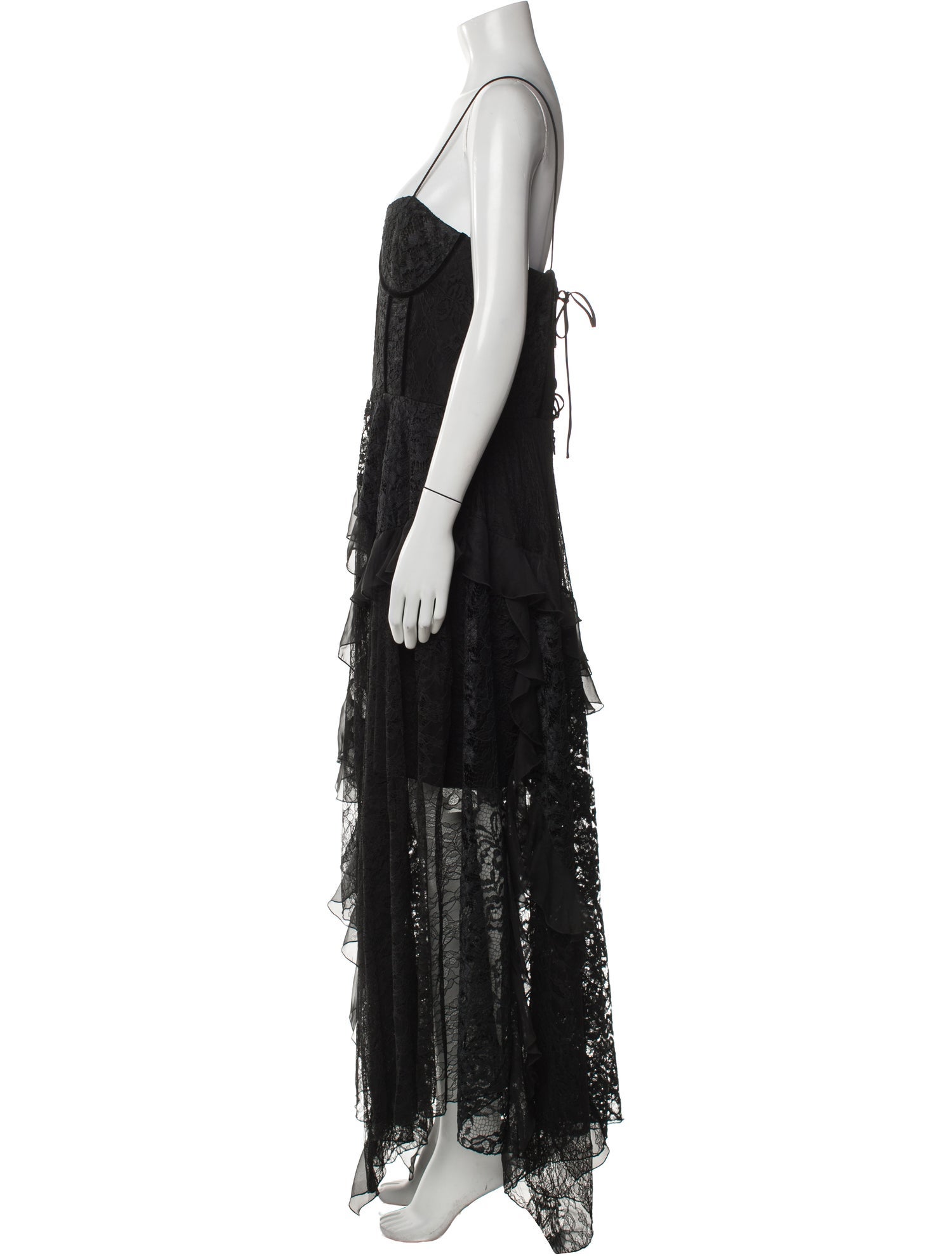 Alice + Olivia Lace Long Dress