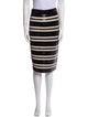 Alice + Olivia Striped Knee-Length Skirt