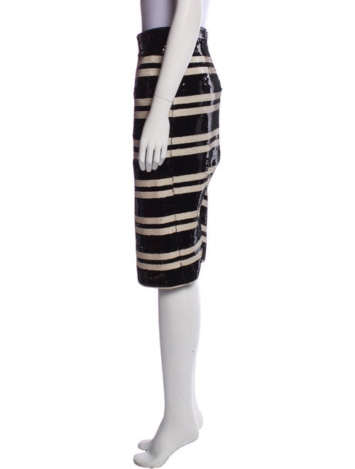 Alice + Olivia Striped Knee-Length Skirt
