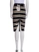 Alice + Olivia Striped Knee-Length Skirt