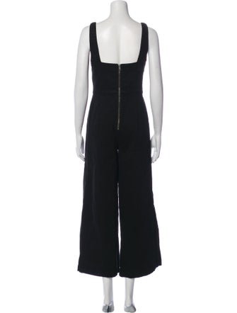 Alice + Olivia Square Neckline Jumpsuit