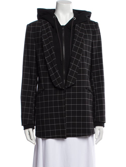Alice + Olivia Plaid Print Blazer