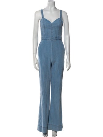 Alice + Olivia V-Neck Jumpsuit