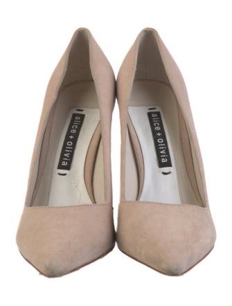Alice + Olivia Suede Pumps