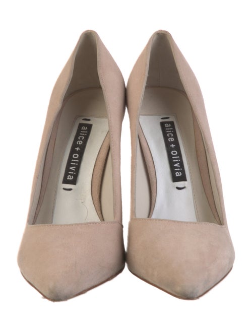 Alice + Olivia Suede Pumps