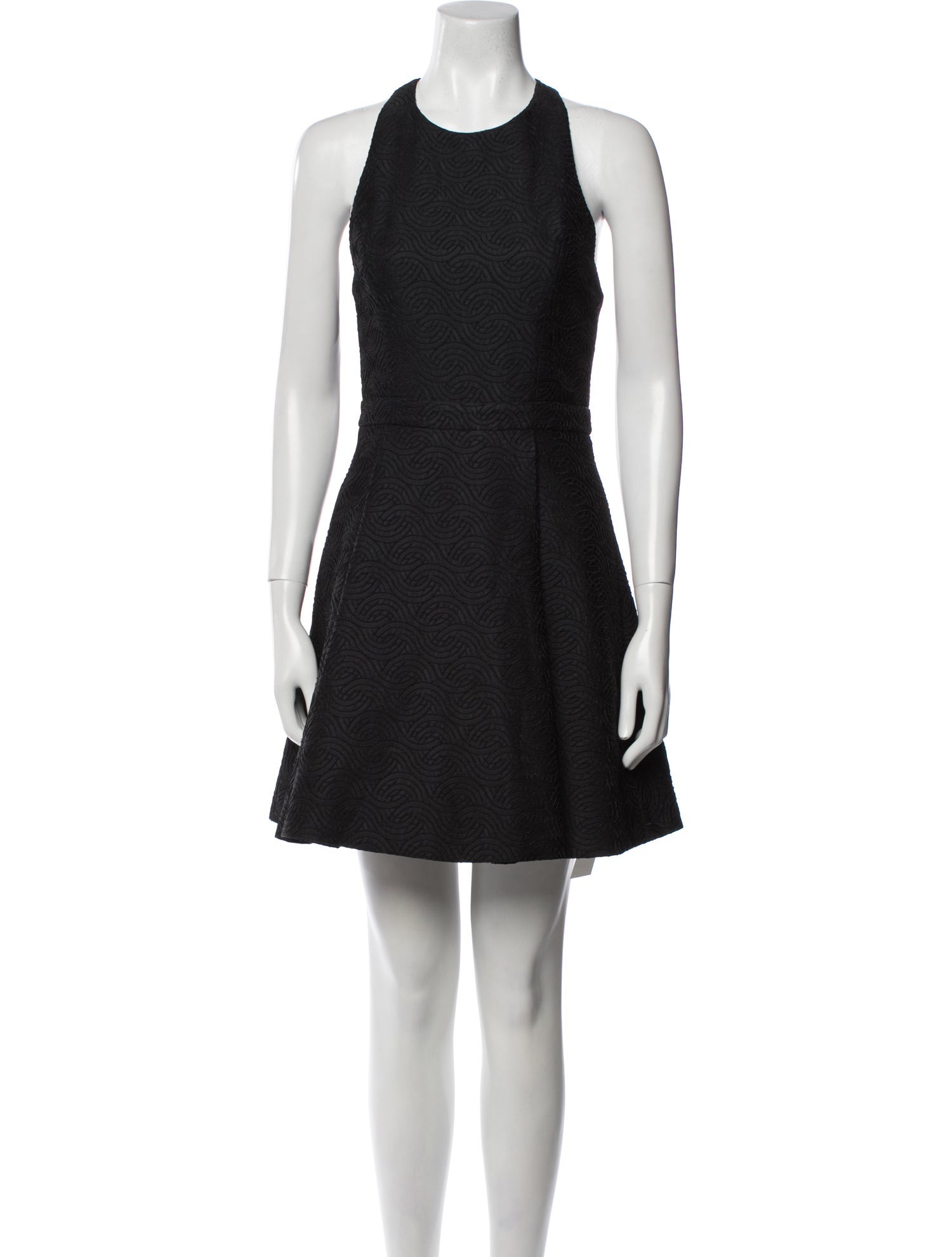 Alice + Olivia Crew Neck Mini Dress