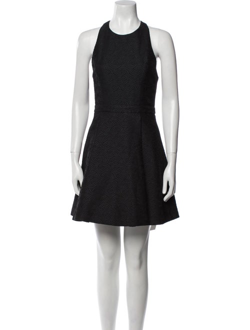 Alice + Olivia Crew Neck Mini Dress