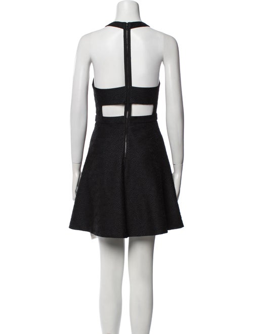 Alice + Olivia Crew Neck Mini Dress