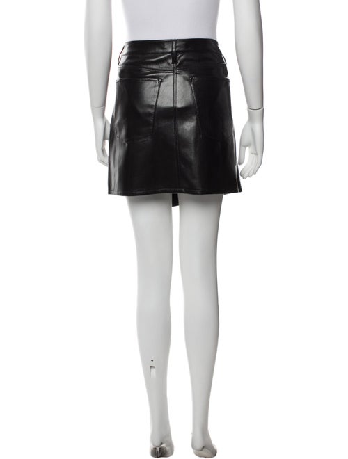 Alice + Olivia Faux Leather Mini Skirt
