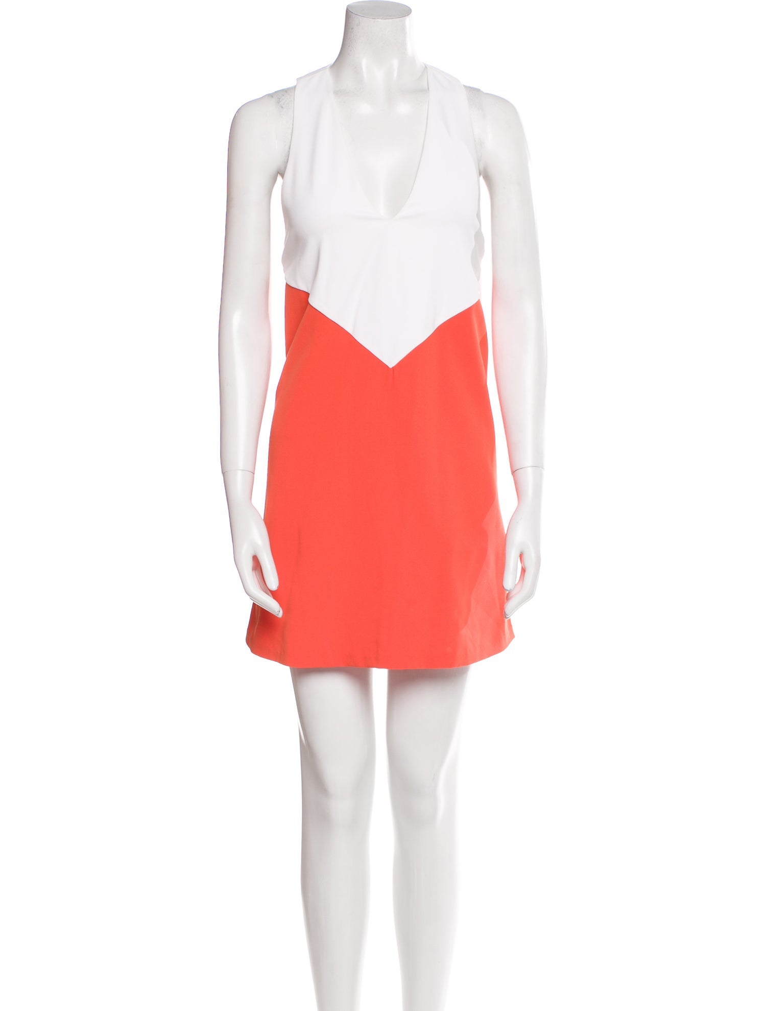 Alice + Olivia Square Neckline Mini Dress