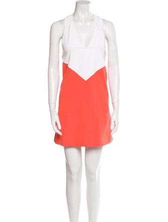 Alice + Olivia Square Neckline Mini Dress