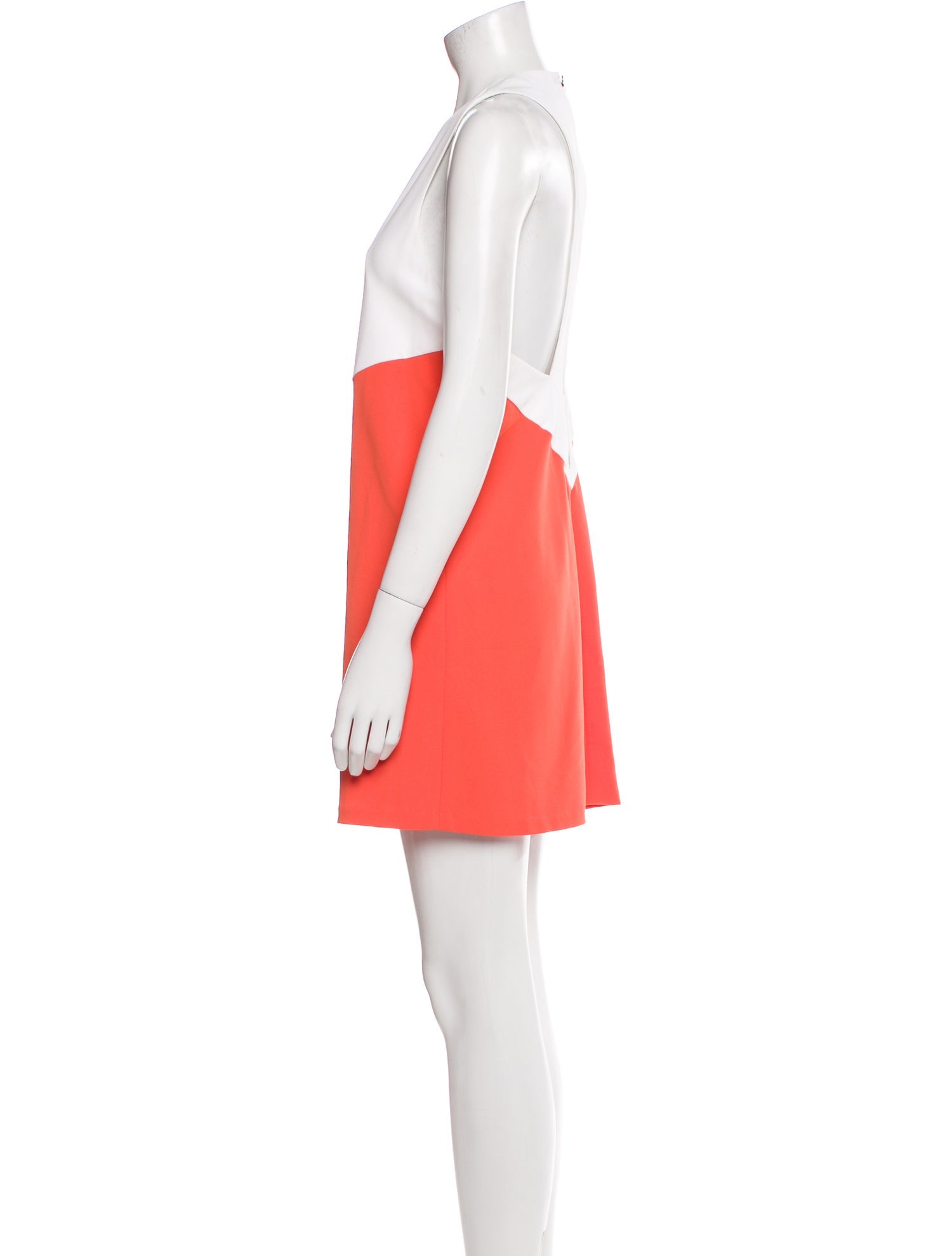 Alice + Olivia Square Neckline Mini Dress
