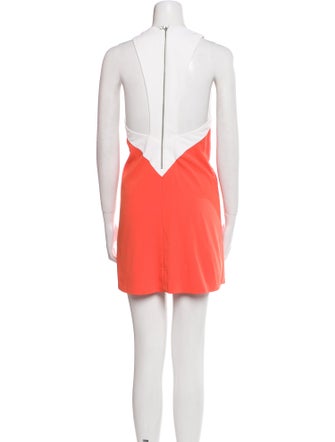Alice + Olivia Square Neckline Mini Dress