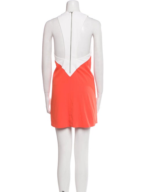 Alice + Olivia Square Neckline Mini Dress