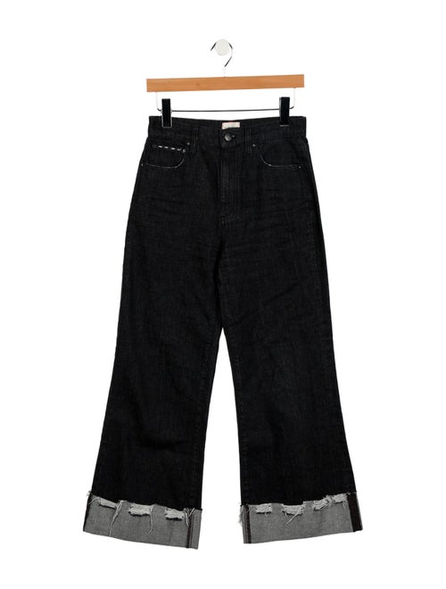 Alice + Olivia High-Rise Wide Leg Jeans