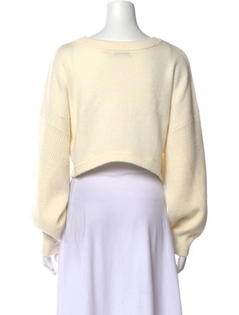 Alice + Olivia Wool Scoop Neck Sweater