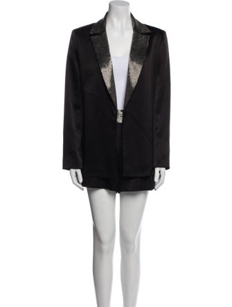 Alice + Olivia Pleated Accents Short Set