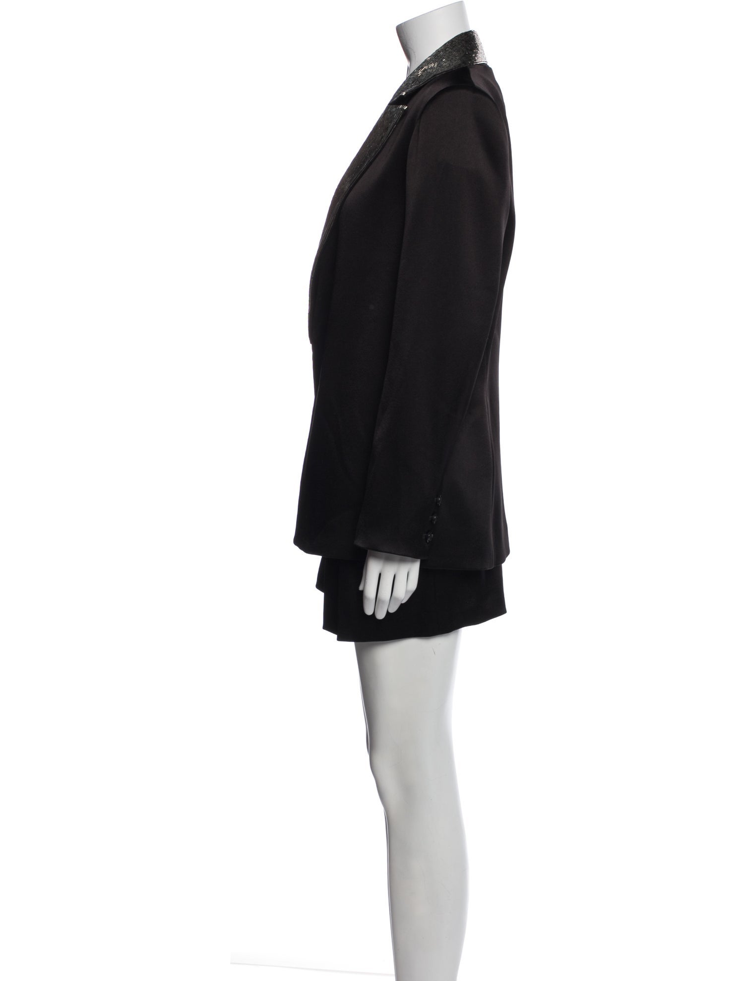 Alice + Olivia Pleated Accents Short Set