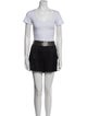 Alice + Olivia Pleated Accents Short Set