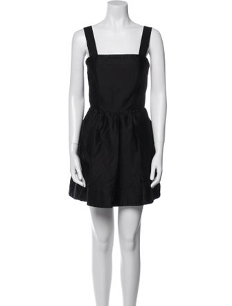 Alice + Olivia Square Neckline Mini Dress