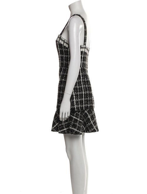 Alice + Olivia Plaid Print Mini Dress