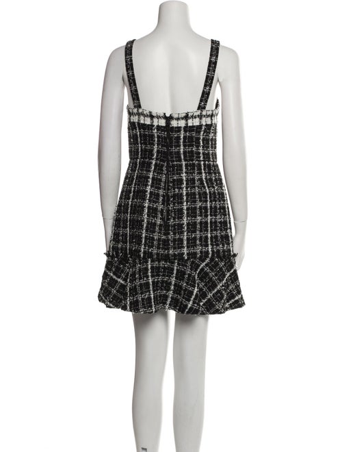 Alice + Olivia Plaid Print Mini Dress