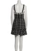 Alice + Olivia Plaid Print Mini Dress