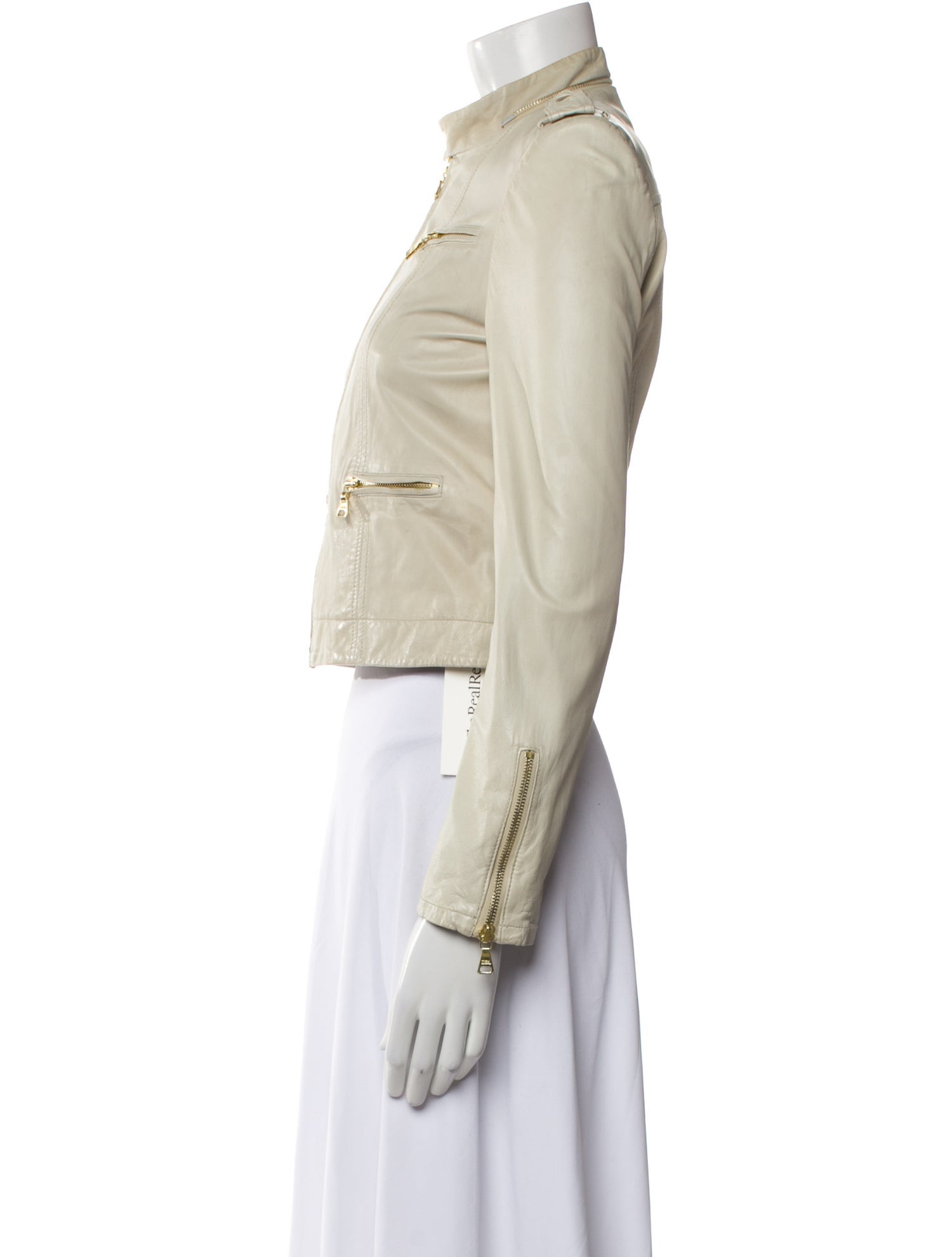 Alice + Olivia Leather Biker Jacket