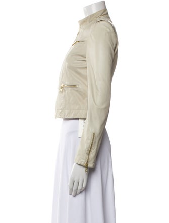 Alice + Olivia Leather Biker Jacket