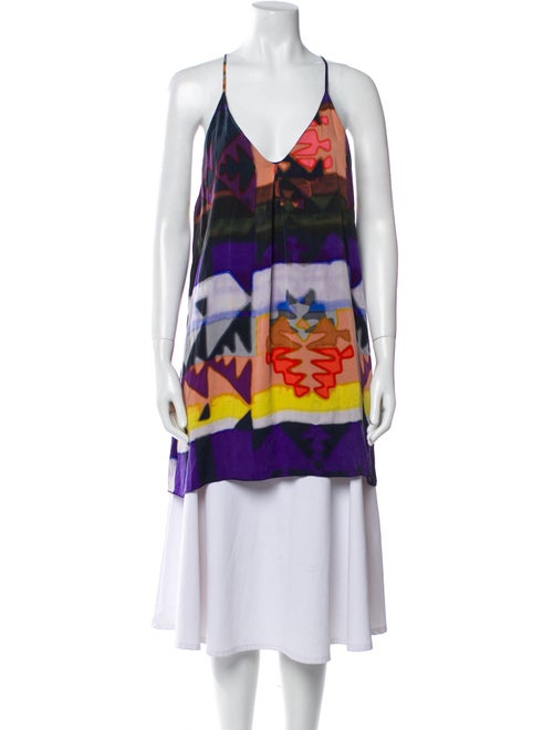 Alice + Olivia Silk Printed Tunic