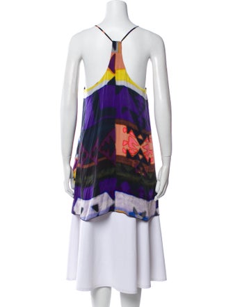 Alice + Olivia Silk Printed Tunic