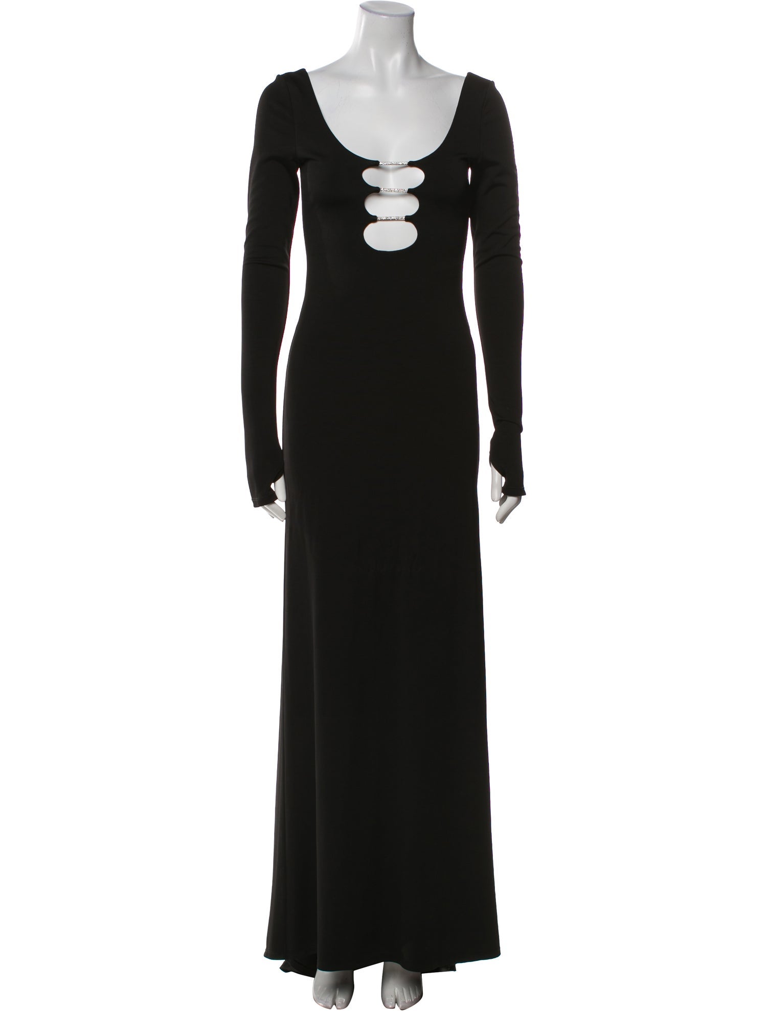 Alice + Olivia Scoop Neck Long Dress