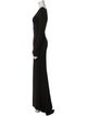 Alice + Olivia Scoop Neck Long Dress