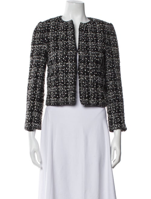 Alice + Olivia Tweed Pattern Jacket