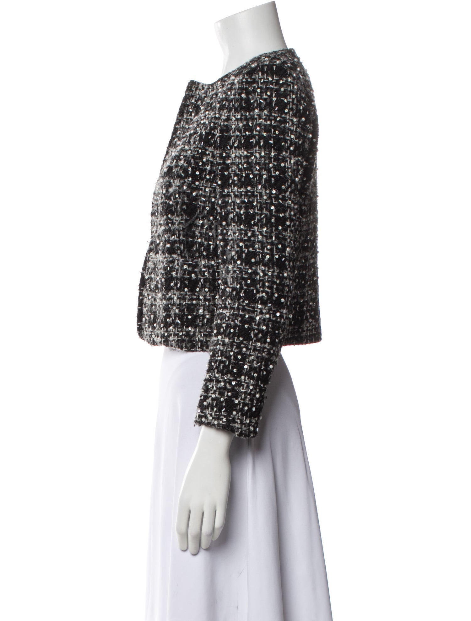 Alice + Olivia Tweed Pattern Jacket