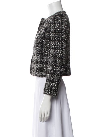Alice + Olivia Tweed Pattern Jacket