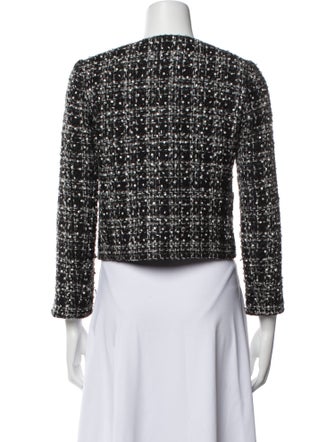 Alice + Olivia Tweed Pattern Jacket