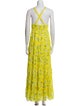 Alice + Olivia Floral Print Long Dress
