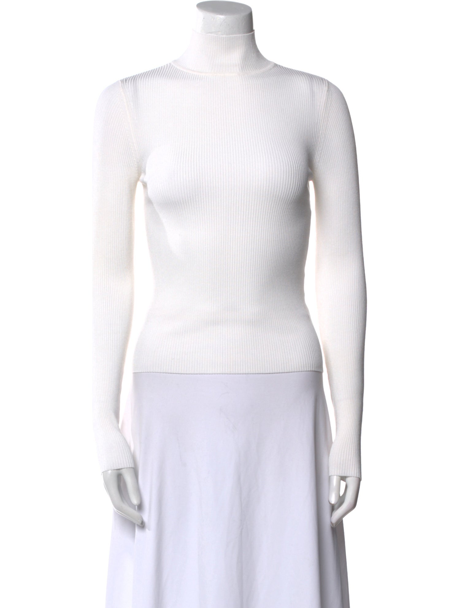 Alice + Olivia Mock Neck Long Sleeve Top