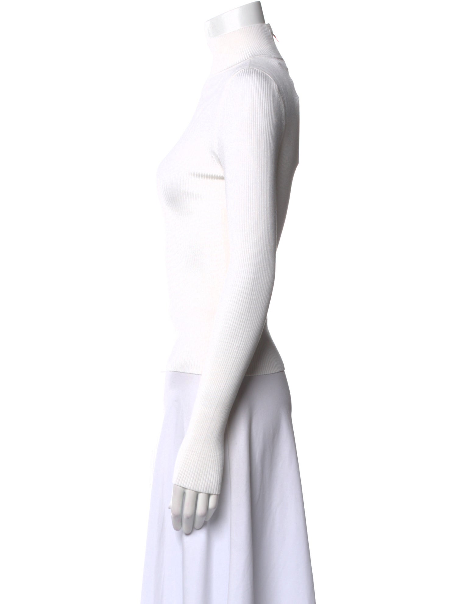 Alice + Olivia Mock Neck Long Sleeve Top