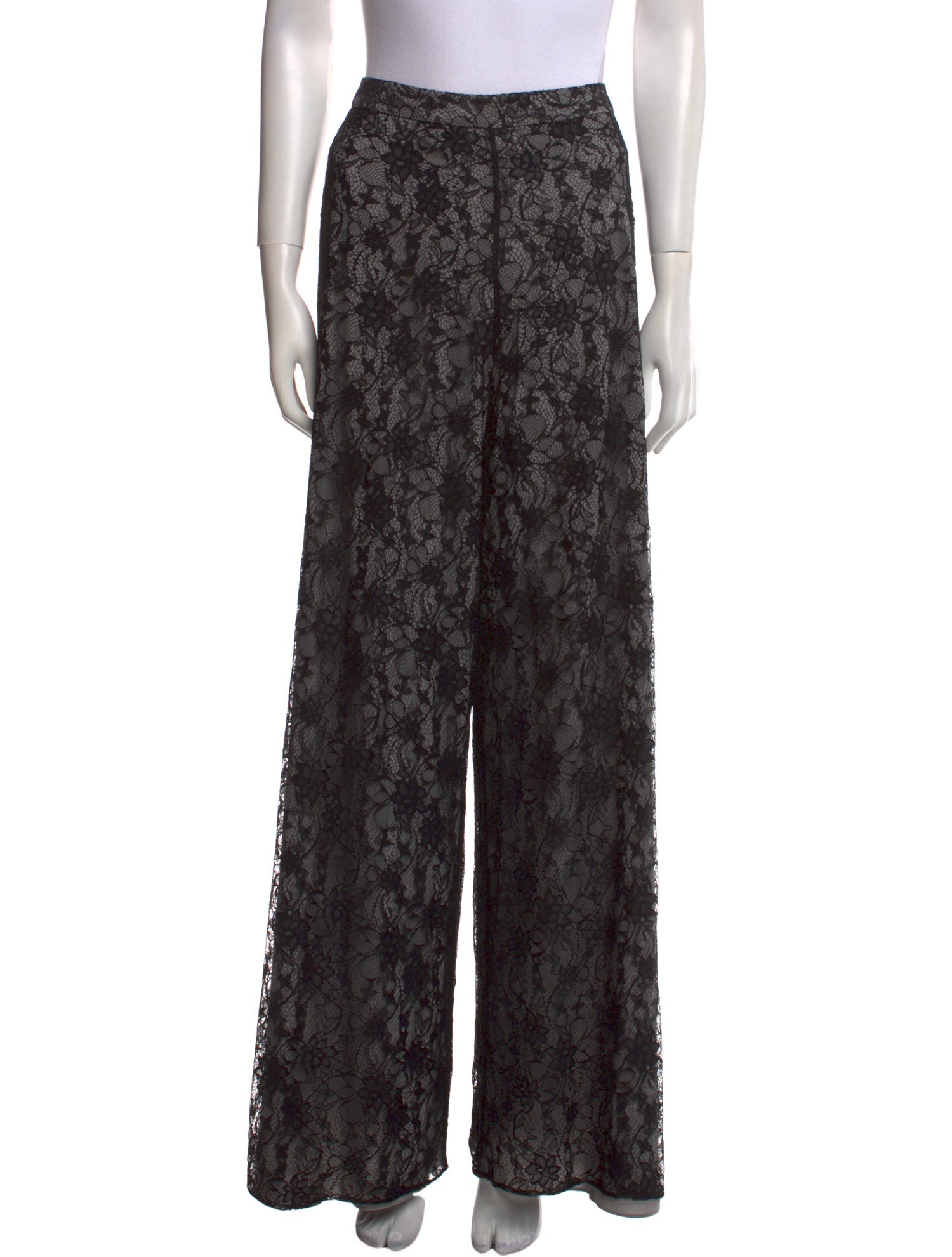 Alice + Olivia Nylon Wide Leg Pants