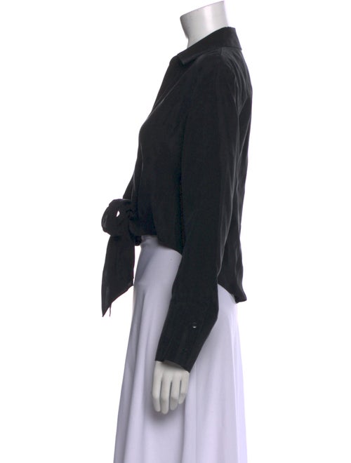 Alice + Olivia Long Sleeve Crop Top