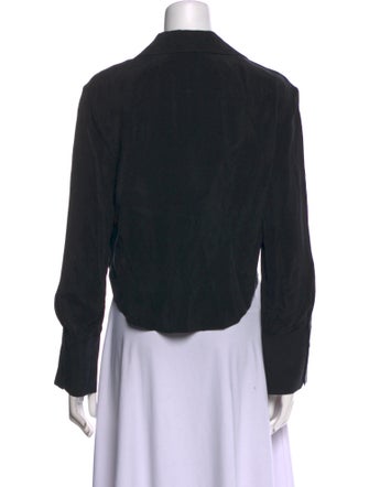 Alice + Olivia Long Sleeve Crop Top