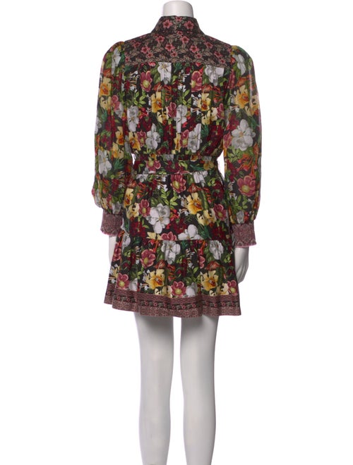Alice + Olivia Floral Print Mini Dress